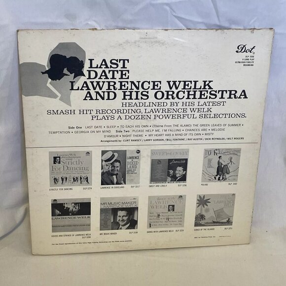 Lawrence Welk And His Orchestra Last Date (Vinyl, 1961) Dot Records DLP 3350 Goo - Picture 3 of 11